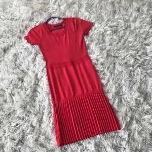 Ivanka Trump Short Sleeve Midi Dress Size S